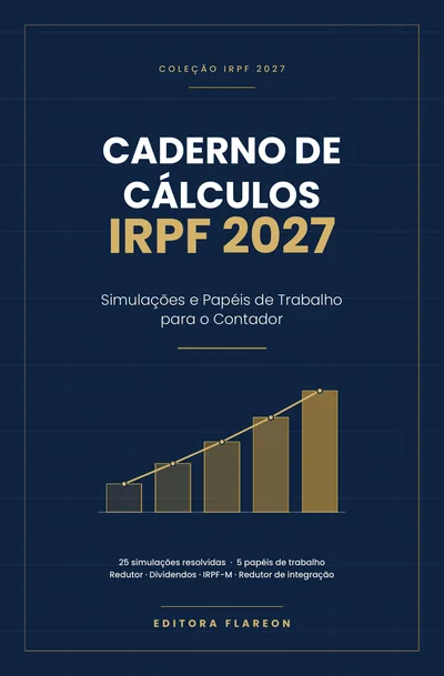 Capa do livro Caderno de Cálculos IRPF 2027