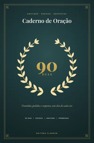 Capa do livro Caderno de Oração 90 Dias