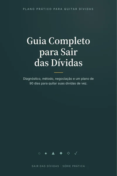 Capa do livro Guia Completo para Sair das Dívidas