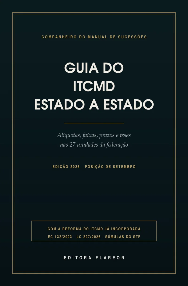 Capa do livro Guia do ITCMD Estado a Estado