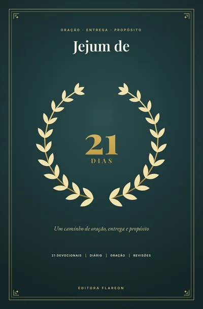 Capa do livro Jejum de 21 Dias