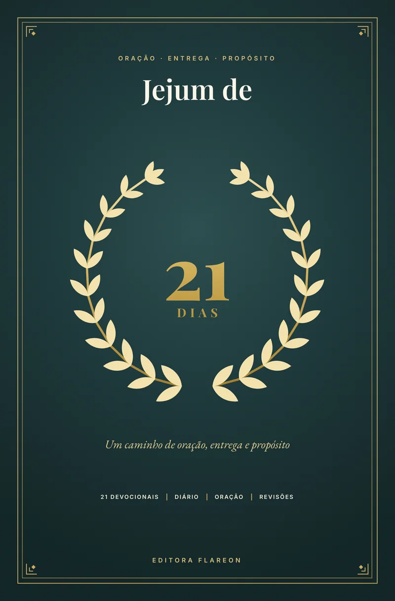 Capa do livro Jejum de 21 Dias