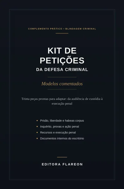 Capa do livro Kit de Petições da Defesa Criminal