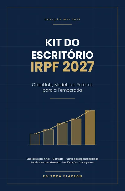 Capa do livro Kit do Escritório IRPF 2027