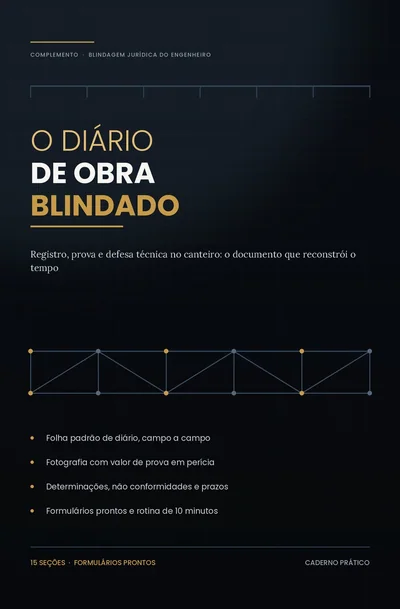 Capa do livro O Diário de Obra Blindado