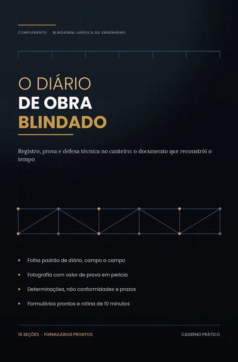 Capa do livro O Diário de Obra Blindado
