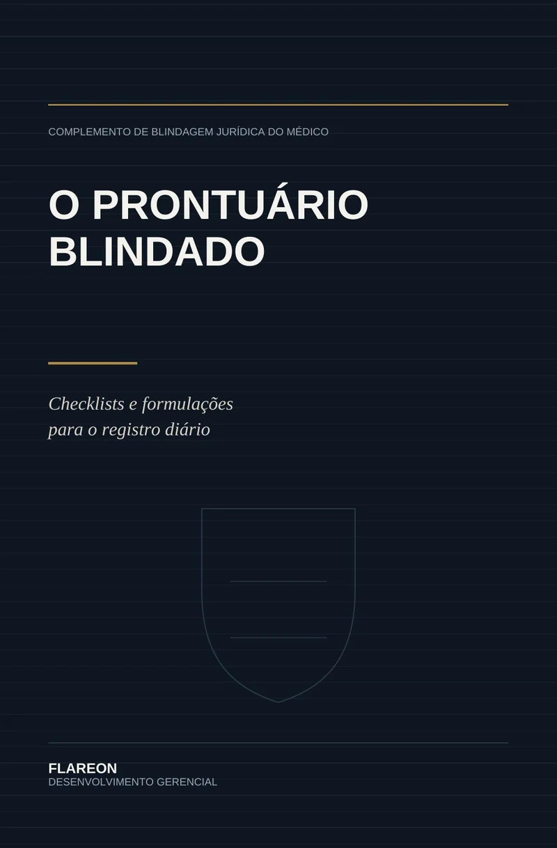 Capa do livro O Prontuário Blindado