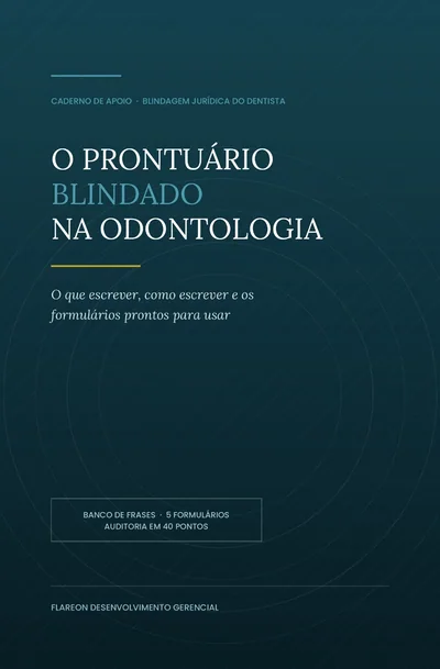 Capa do livro O Prontuário Blindado na Odontologia