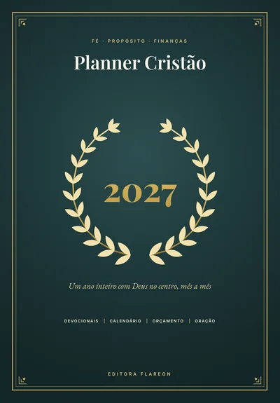 Capa do livro Planner Cristão 2027