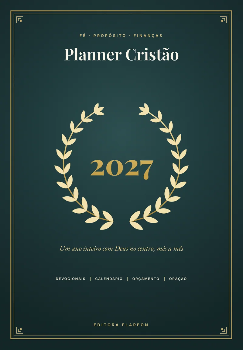 Capa do livro Planner Cristão 2027