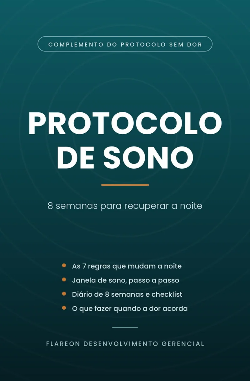 Capa do livro Protocolo de Sono