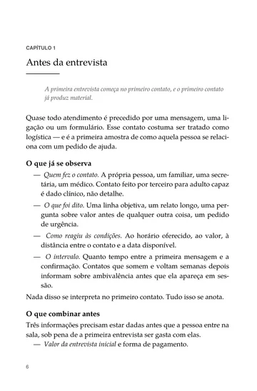 Página 3 do trecho de A Primeira Entrevista