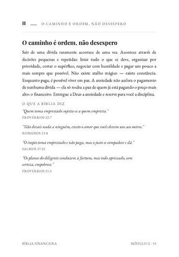 Página 3 do trecho de Bíblia Financeira