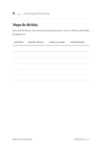 Página 4 do trecho de Bíblia Financeira