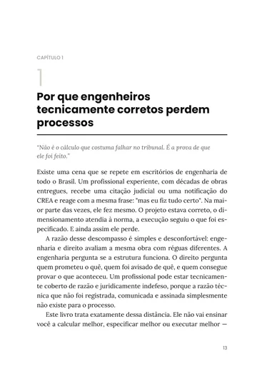 Página 3 do trecho de Blindagem Jurídica do Engenheiro