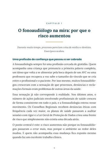 Página 2 do trecho de Blindagem Jurídica do Fonoaudiólogo