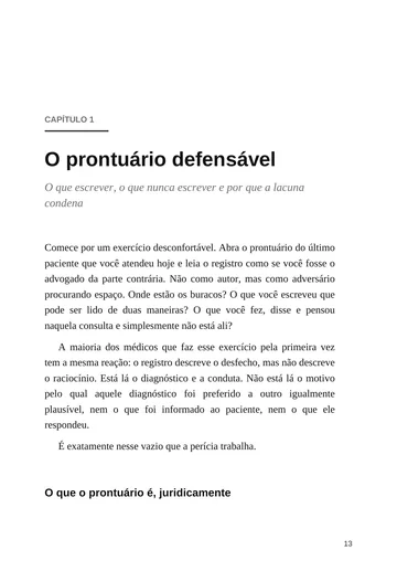 Página 3 do trecho de Blindagem Jurídica do Médico
