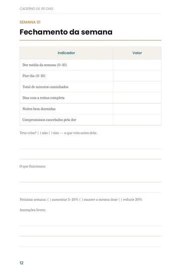 Página 4 do trecho de Caderno de 90 Dias