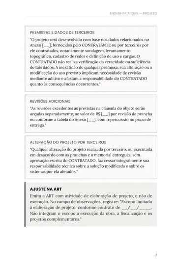 Página 4 do trecho de Contratos e Termos por Especialidade