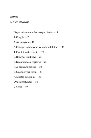 Página 1 do trecho de Ética e Limites na Clínica