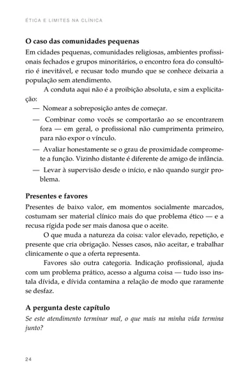 Página 4 do trecho de Ética e Limites na Clínica