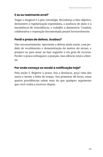 Página 4 do trecho de Guia de Defesa no Processo Ético do CREA