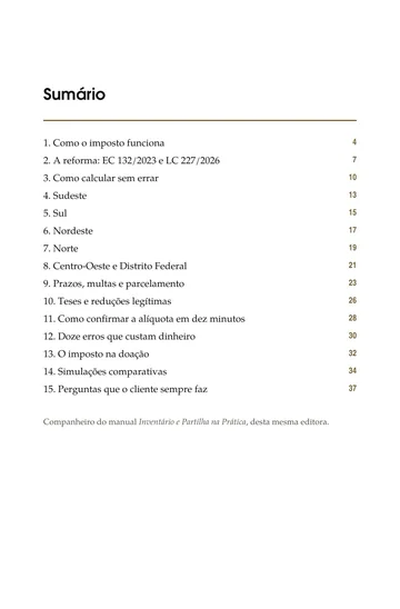 Página 1 do trecho de Guia do ITCMD Estado a Estado