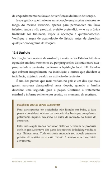 Página 4 do trecho de Guia do ITCMD Estado a Estado