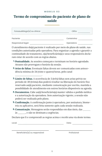 Página 4 do trecho de Kit de Documentos Blindados do Fonoaudiólogo