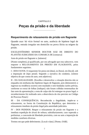 Página 3 do trecho de Kit de Petições da Defesa Criminal