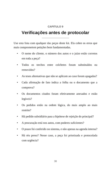 Página 4 do trecho de Kit de Petições da Defesa Criminal