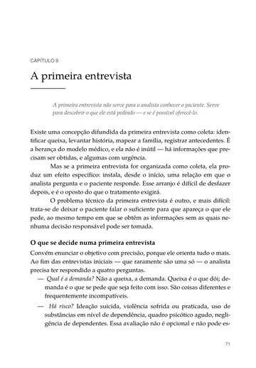 Página 4 do trecho de Manual de Escuta Clínica