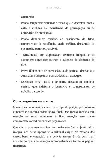 Página 4 do trecho de Manual do Habeas Corpus