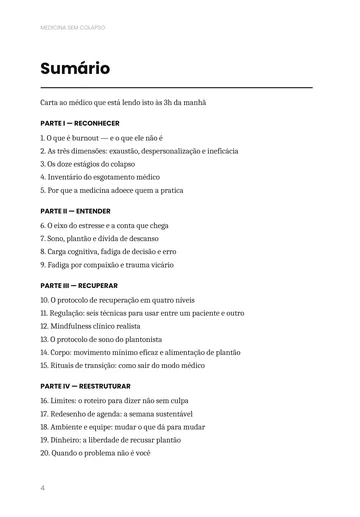 Página 1 do trecho de Medicina Sem Colapso