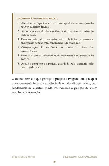 Página 4 do trecho de Planejamento Sucessório na Prática