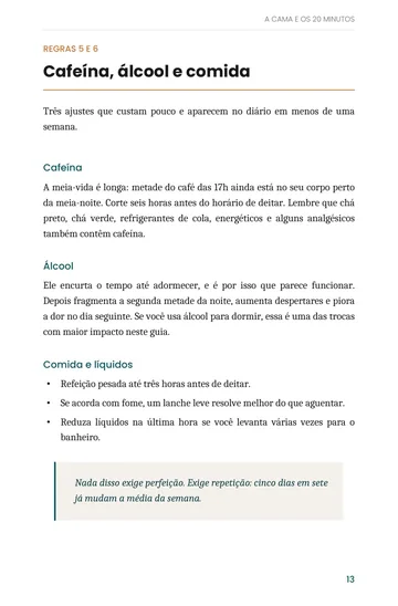 Página 4 do trecho de Protocolo de Sono