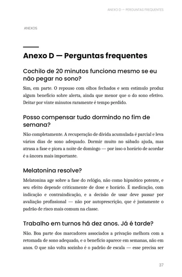Página 4 do trecho de Protocolo de Sono e Plantão