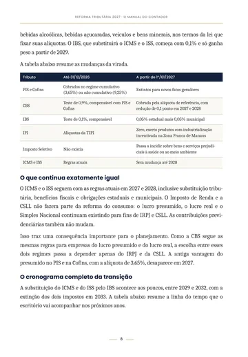 Página 1 do trecho de Reforma Tributária 2027