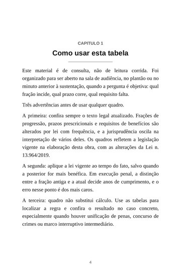 Página 2 do trecho de Tabela de Dosimetria e Benefícios